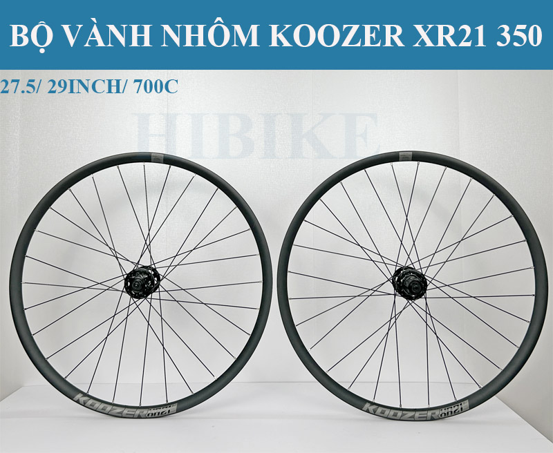 Bộ Vành Nhôm 27.5/29 Inch KOOZER XR21 350 Ratchet 40T - Phanh Đĩa