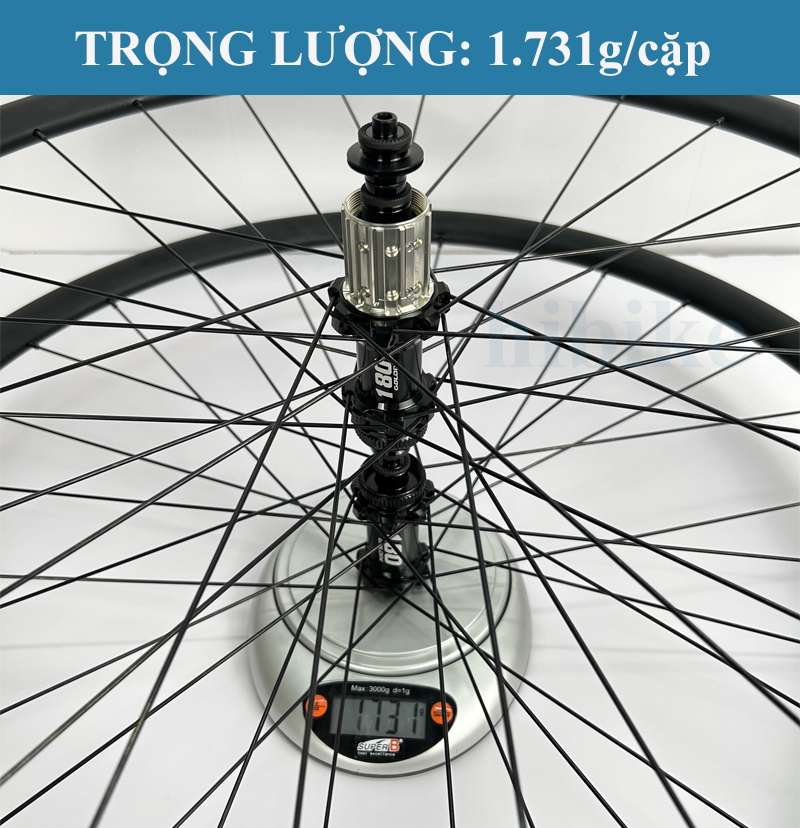 Bộ Vành Nhôm 700c/29 Inch KOOZER XR180 Ratchet EXP 52T - Phanh Đĩa CL