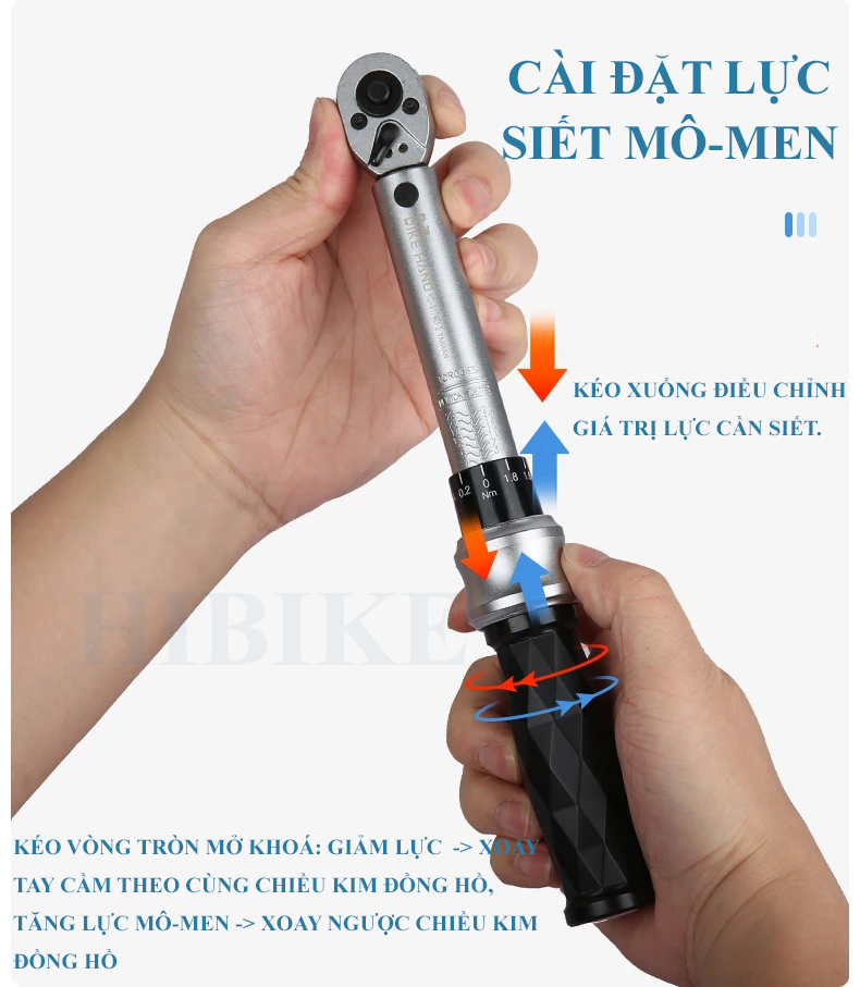Cờ Lê Siết Lực BIKE HAND YC-617WD-2