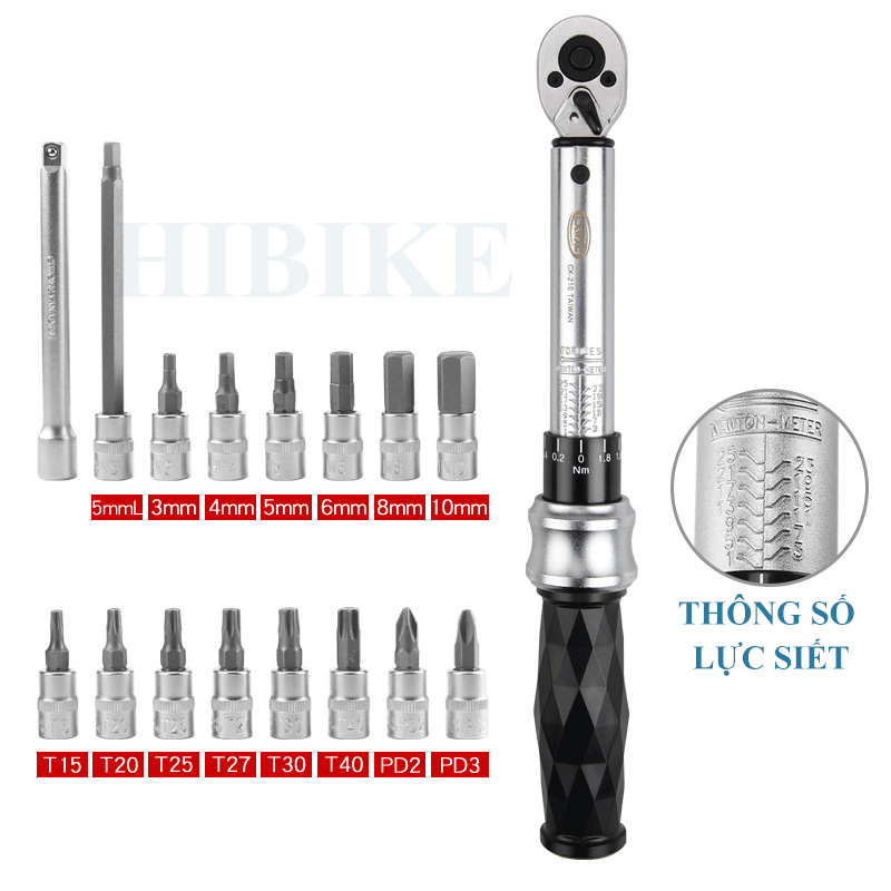 Cờ Lê Siết Lực Xe Đạp CXWXC 210 1- 25NM