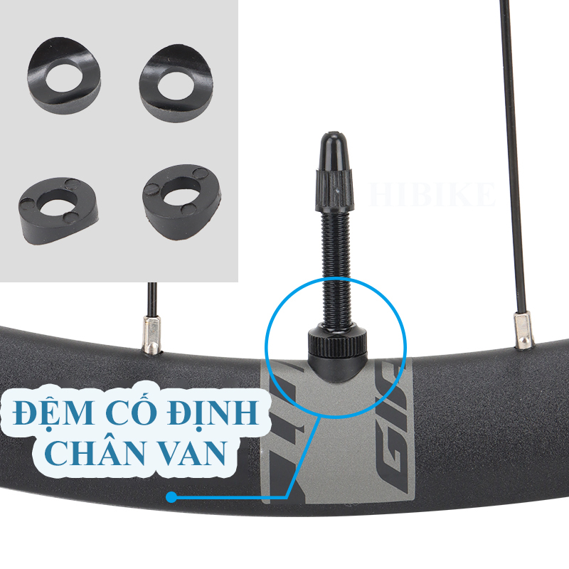 Bộ Chân Van Xe Đạp Giant Dùng Vành TUBELESS