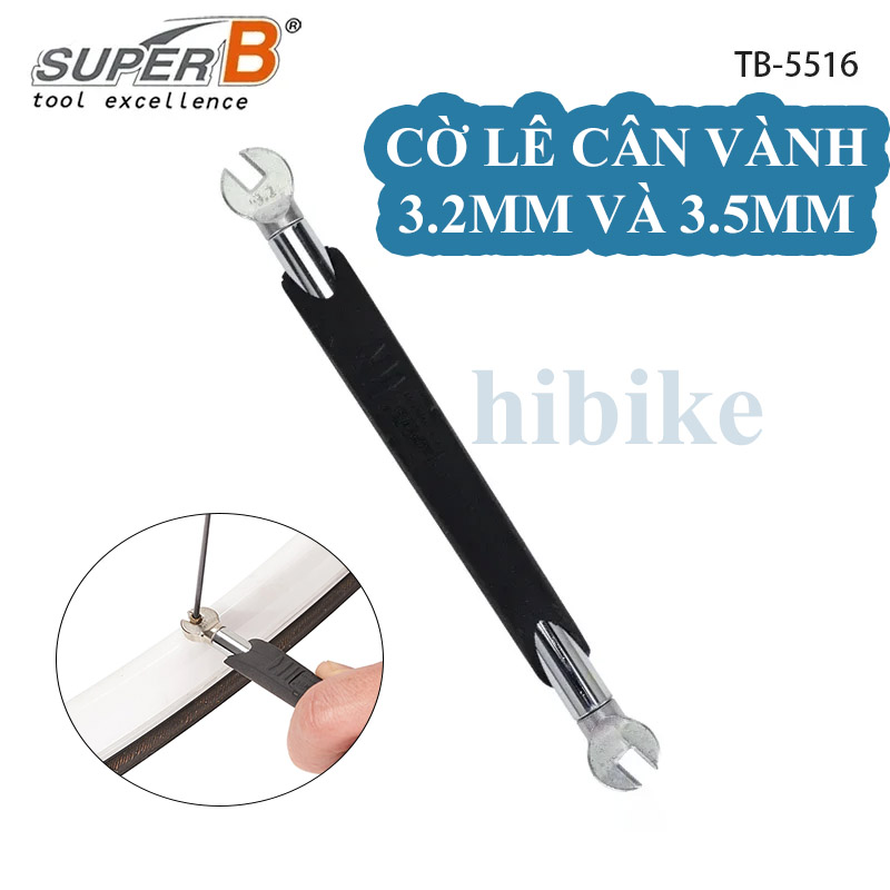 Cờ Lê Cân Vành 2 Trong 1 SUPER B 3.2MM Và 3.5MM