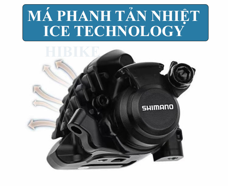 Cụm Phanh Đĩa Cơ Tản Nhiệt SHIMANO BR-RS305