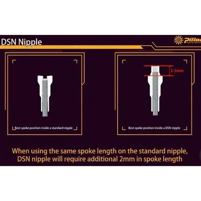 Chân Căm PILLAR DSN - Màu Đen 14G