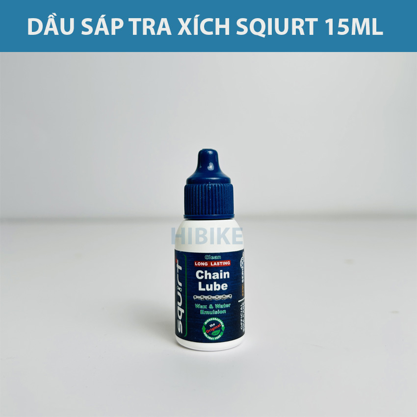 Dầu Tra Xích Sáp Xe Đạp SQUIRT Cao Cấp 15ml Và 120ml