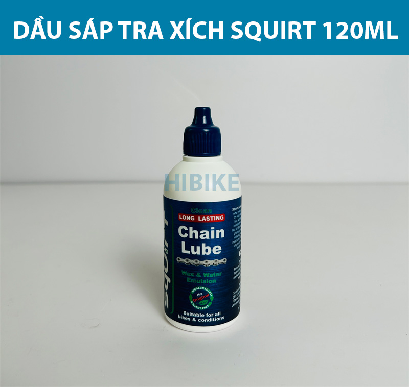 Dầu Tra Xích Sáp Xe Đạp SQUIRT Cao Cấp 15ml Và 120ml