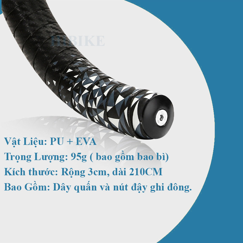 Băng Quấn Ghi Đông Xe Đạp PU EVA Màu 3D