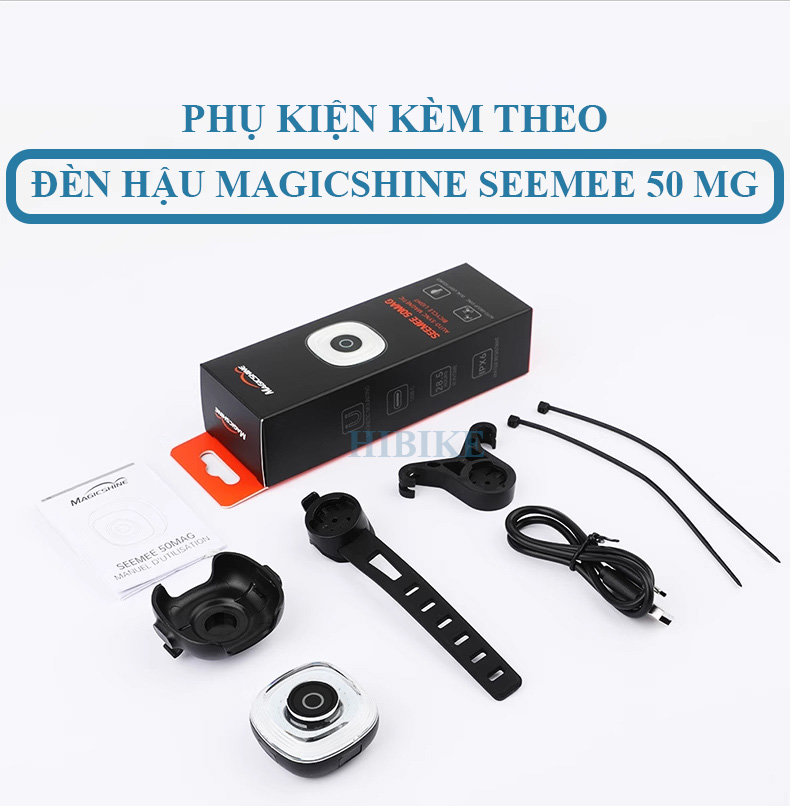 Đèn Hậu Xe Đạp MAGICSHINE SEEMEE 50MAG – Đế Từ Tính