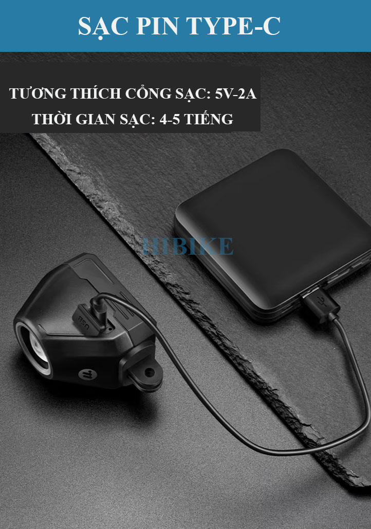 Đèn Xe Đạp Siêu Sáng 1600 Lumens WEST BIKING