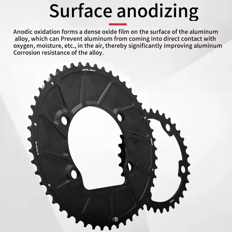 Đĩa Răng 2 Tầng Nhôm 7075 T6 Goldix BCD 110MM