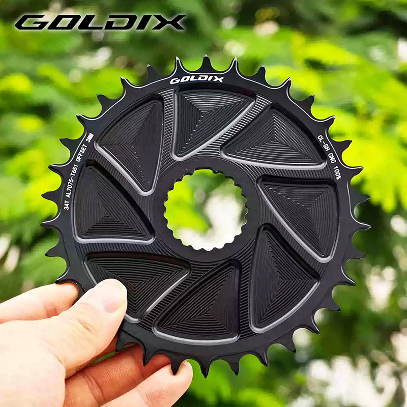 Đĩa Răng Nhôm Direct Mount Xe Đạp GOLDIX AL-T6 Offset 3mm