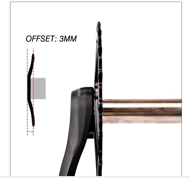 Đĩa Răng Nhôm Direct Mount Xe Đạp GOLDIX AL-T6 Offset 3mm