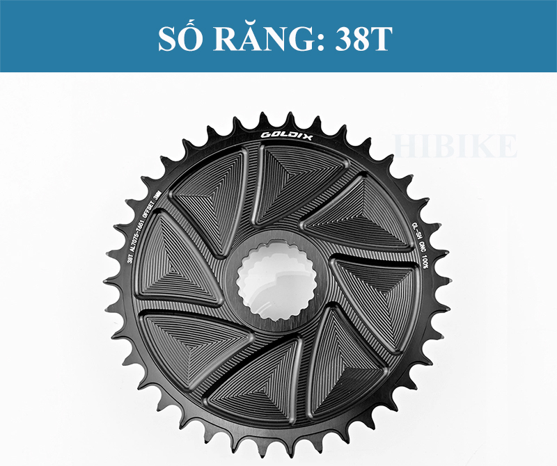 Đĩa Răng Nhôm Direct Mount Xe Đạp GOLDIX AL-T6 Offset 3mm