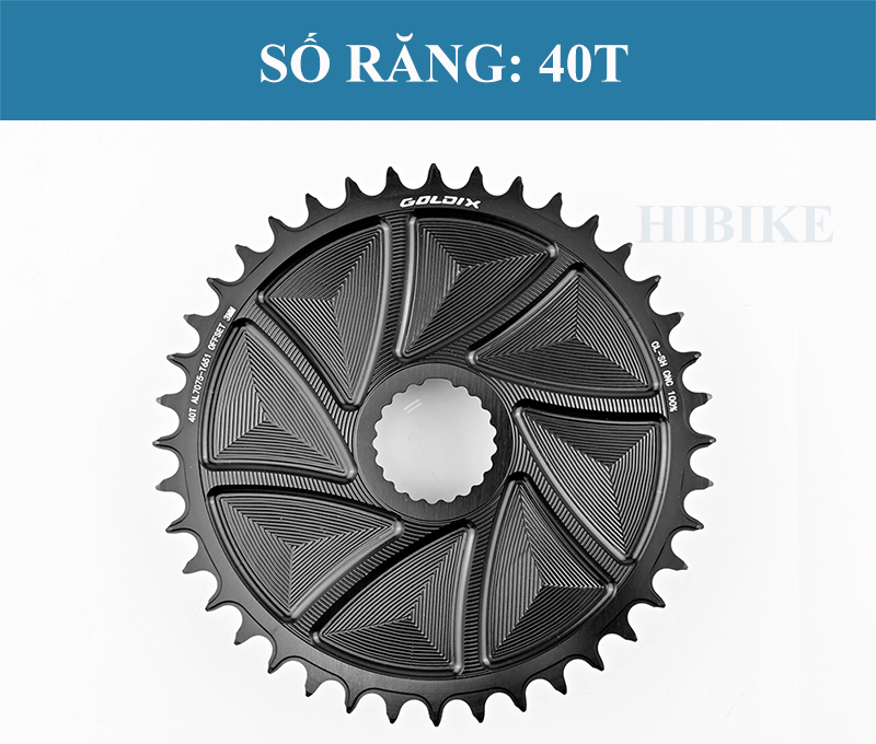 Đĩa Răng Nhôm Direct Mount Xe Đạp GOLDIX AL-T6 Offset 3mm