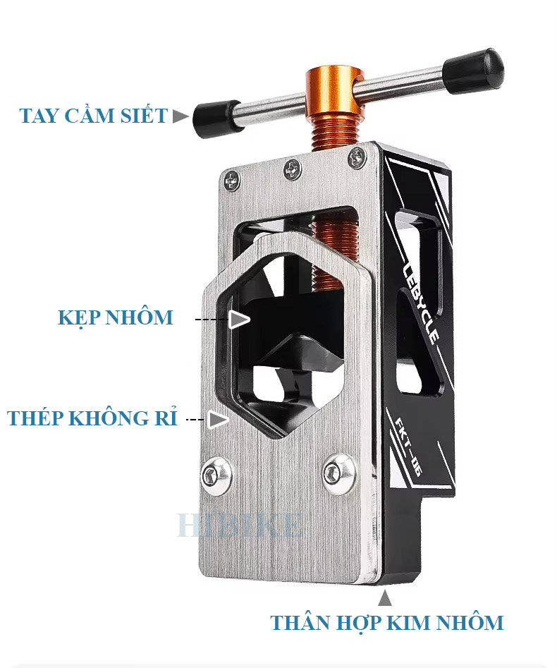 Giá Kẹp Cắt Ống Phuộc Xe Đạp LEBYCLE FKT-06