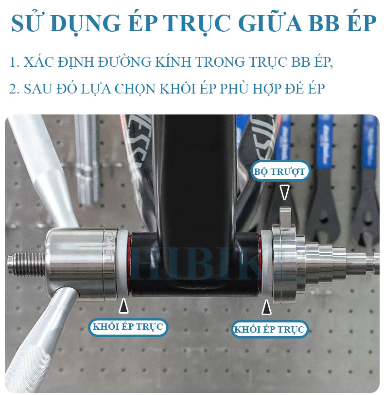 Dụng Cụ Ép Chén Cổ  Xe Đạp LEBYCLE PRO