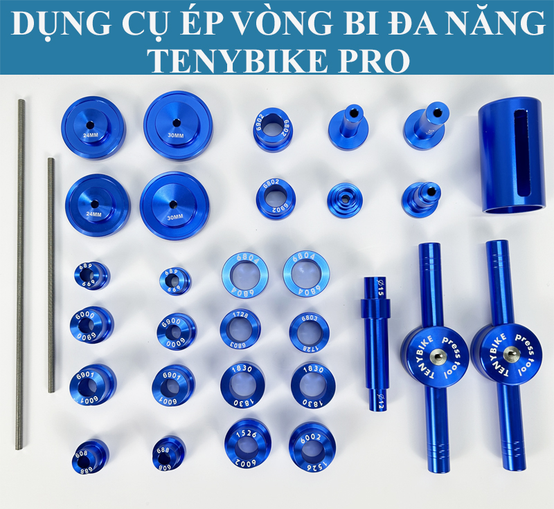 Bộ Dụng Cụ Ép Vòng Bi Xe Đạp Đa Năng TENYBIKE PRO
