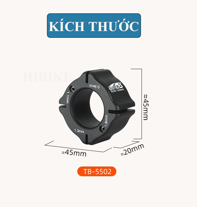 Dụng Cụ Giữ Tăm Dẹp SUPER B TB-5502