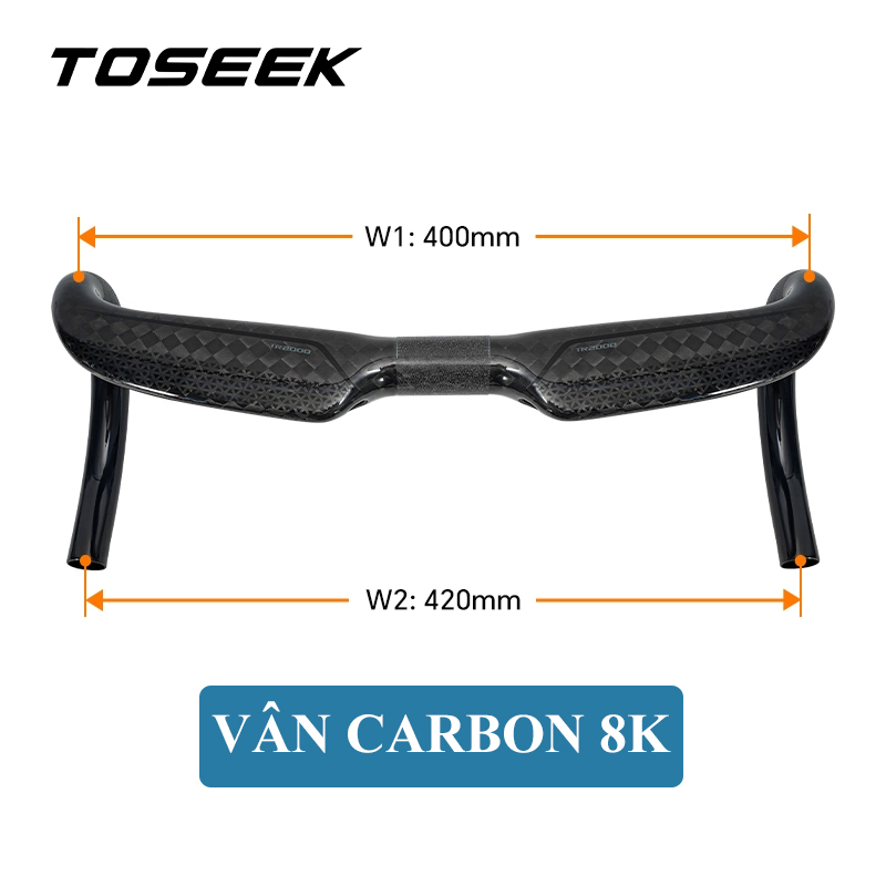 Ghi Đông Xe Đạp Đua CARBON TOSEEK TR2000