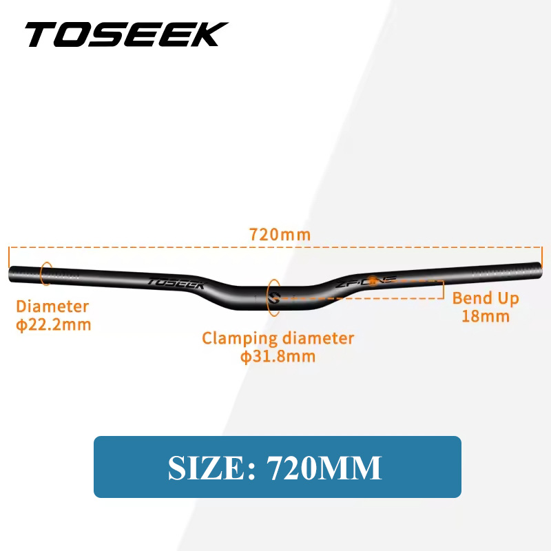 Ghi Đông Xe Đạp CARBON TOSEEK RISE ZF ONE