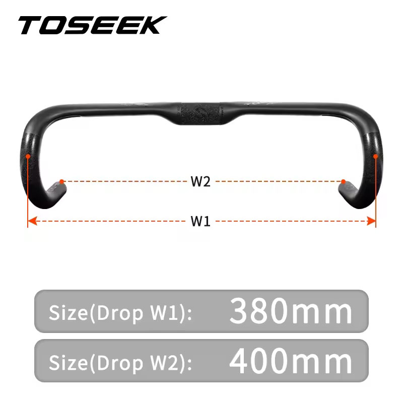 Ghi Đông Xe Đạp Đua CARBON TOSEEK TR30