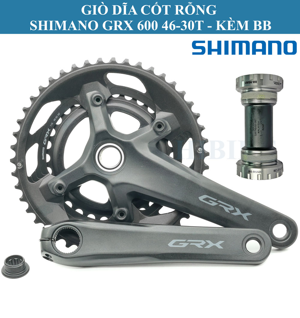 Giò Dĩa Xe Đạp SHIMANO GRX 600 46-30T