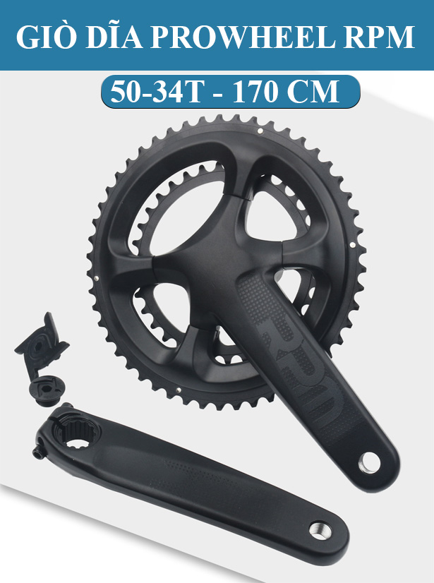 Giò Dĩa PROWHEEL RPM 50-34T 170CM