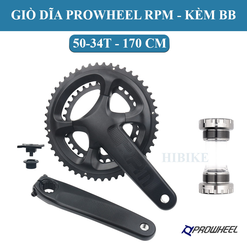 Giò Dĩa PROWHEEL RPM 50-34T 170CM