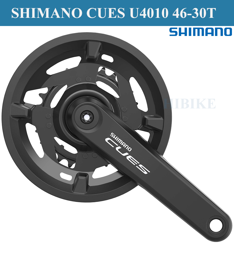 Bộ Giò Dĩa Xe Đạp 2 Tầng SHIMANO CUES U4010 46-30T 170MM