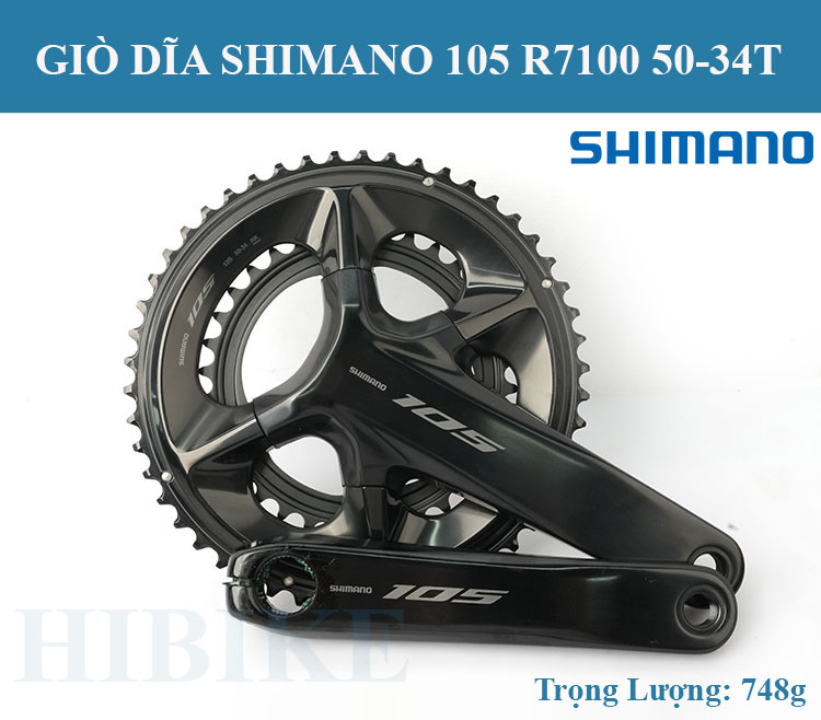 Giò Dĩa Xe Đạp SHIMANO 105 R7100 JAPAN