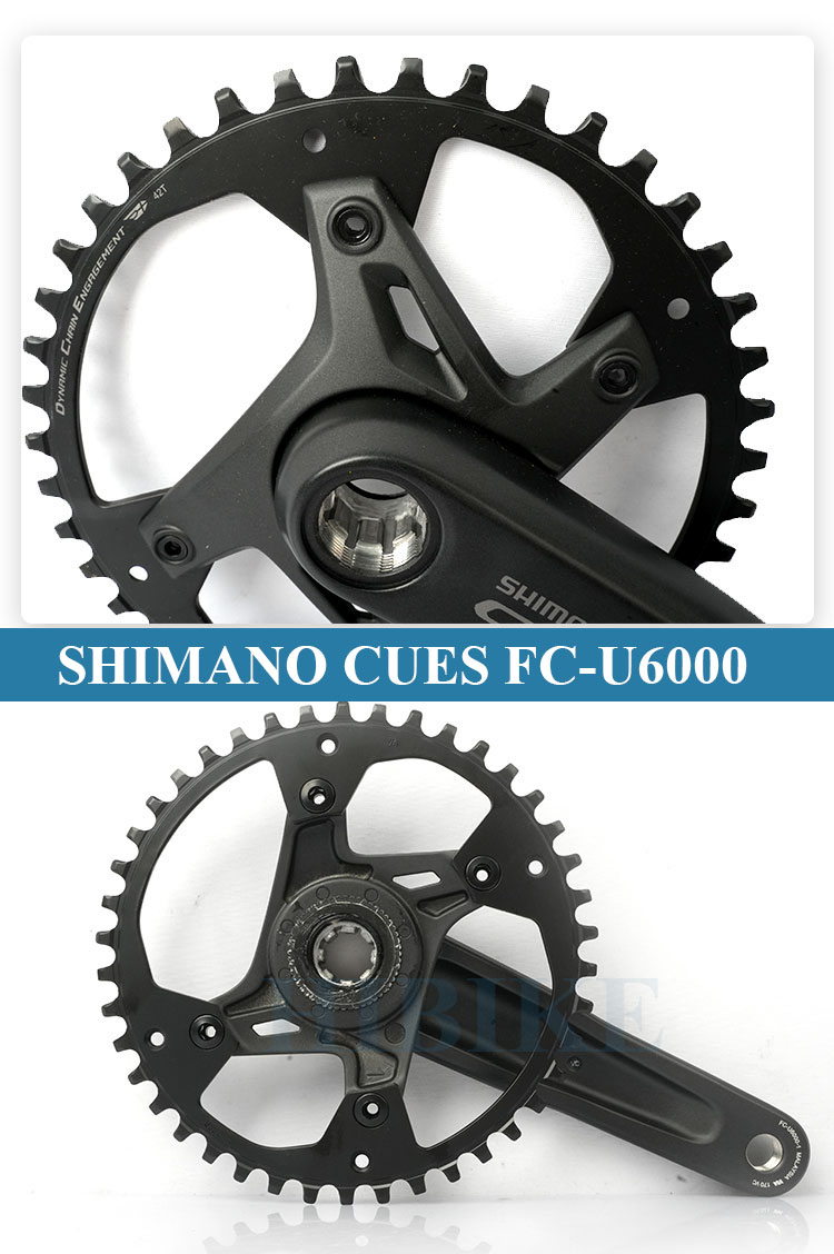Bộ Giò Dĩa Xe Đạp SHIMANO CUES FC-U6000 42T