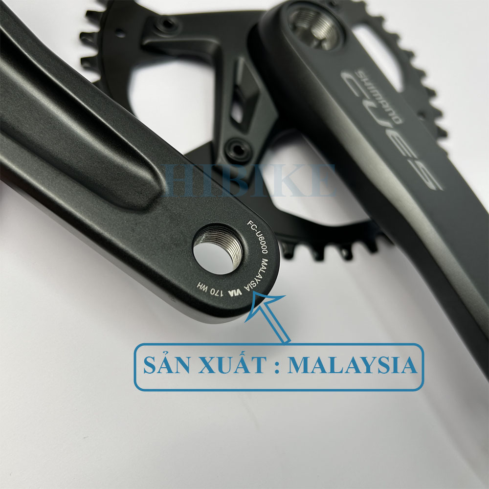 Bộ Giò Dĩa Xe Đạp SHIMANO CUES FC-U6000 42T
