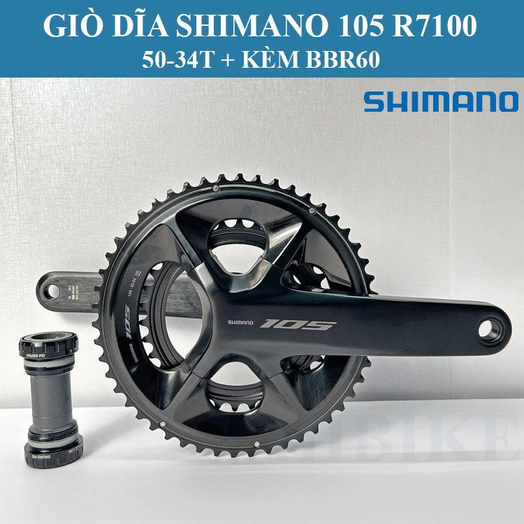 Giò Dĩa Xe Đạp SHIMANO 105 R7100 JAPAN