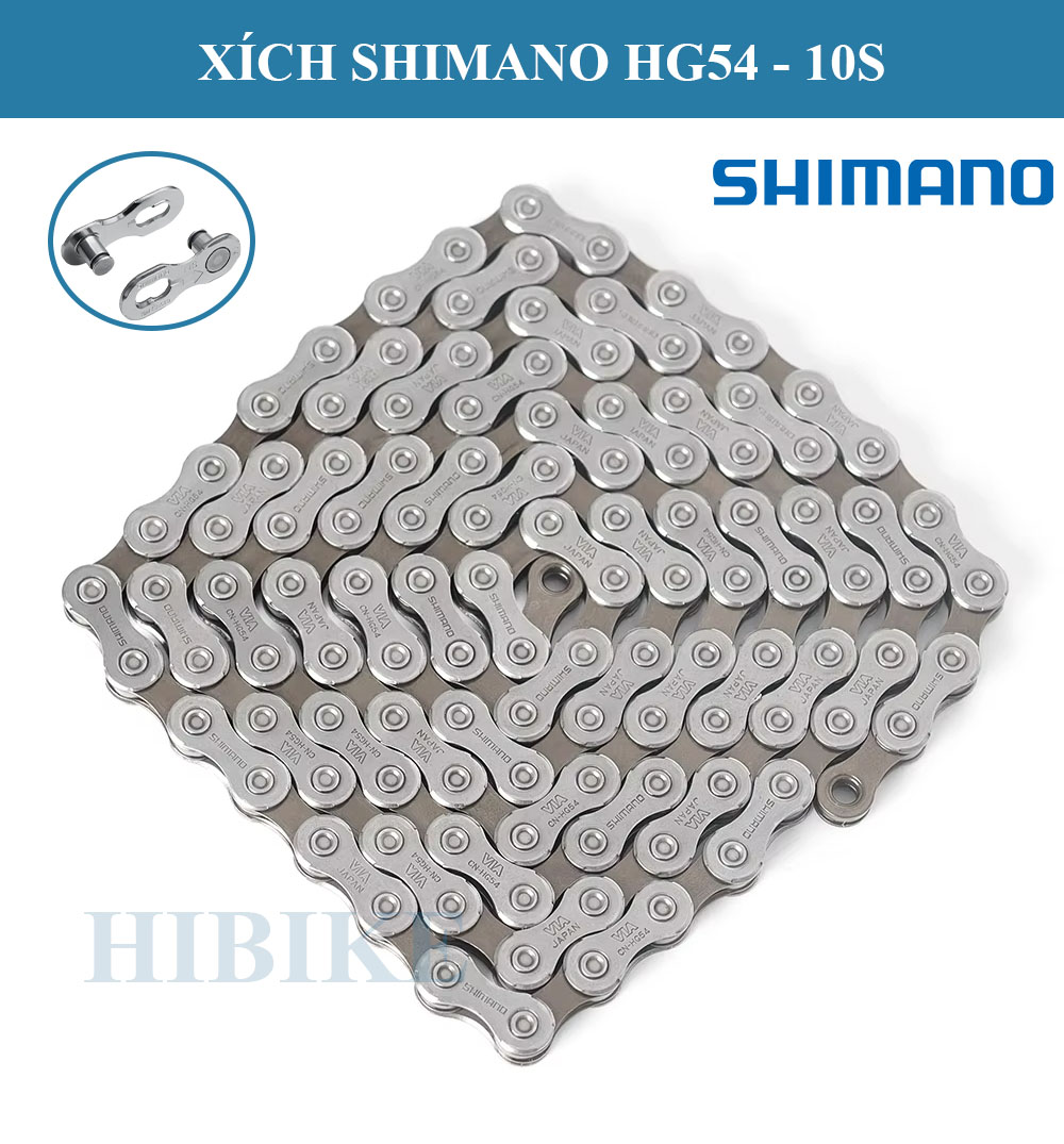 Xích Xe Đạp SHIMANO DEORE CN-HG54 10S - Không Hộp