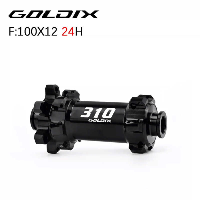 Bộ Hub GOLDIX R310 Ratchet 60t Hình Nón 24H - Phanh Đĩa 6 Ốc