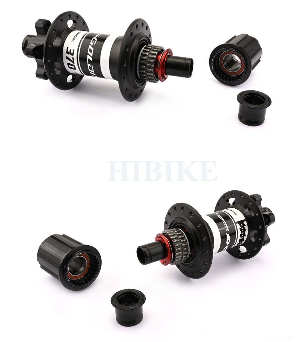 Bộ Hub Xe Đạp GOLDIX M370 - Phanh Đĩa 6 Ốc - Rachet 36T