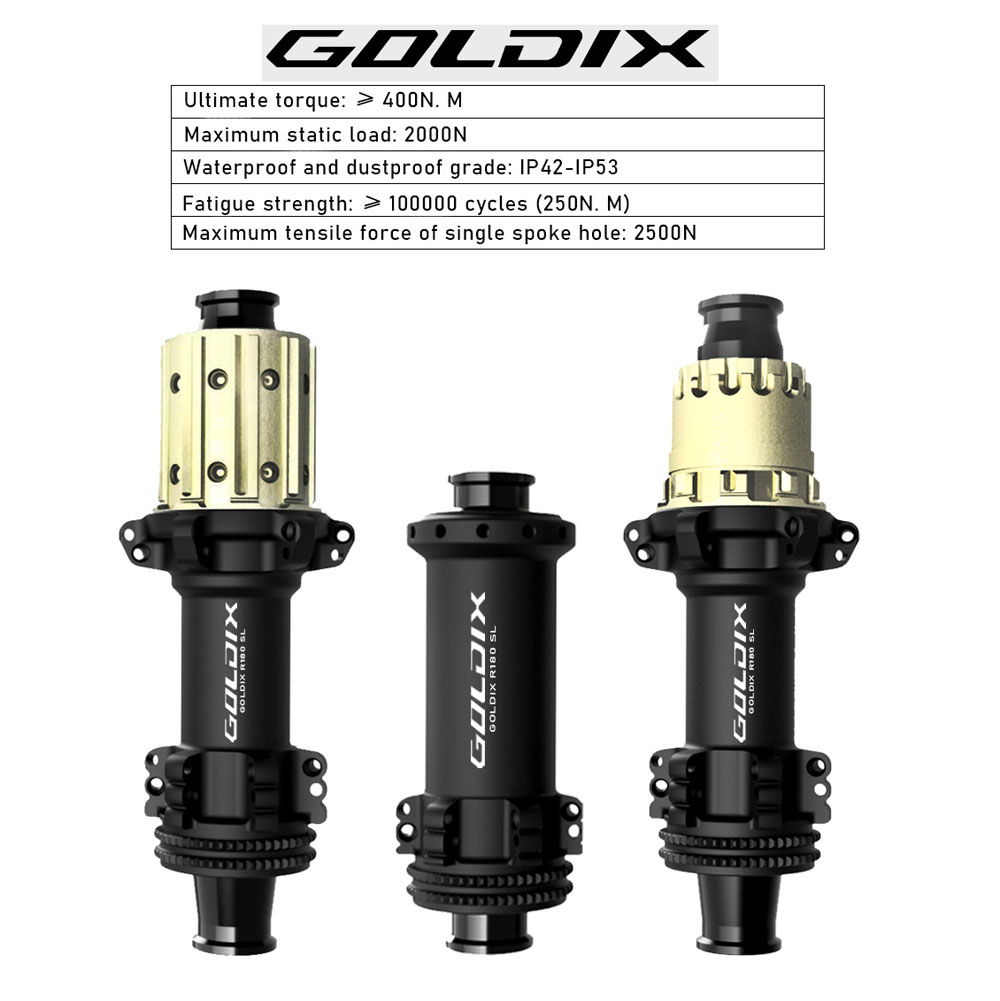 Bộ Hub GOLDIX R180 SL Ratchet 36T – 24 Lỗ Phanh Đĩa