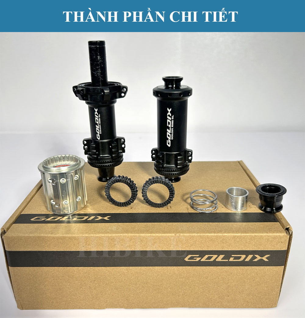 Bộ Hub GOLDIX R180 SL Ratchet 36T – 24 Lỗ Phanh Đĩa