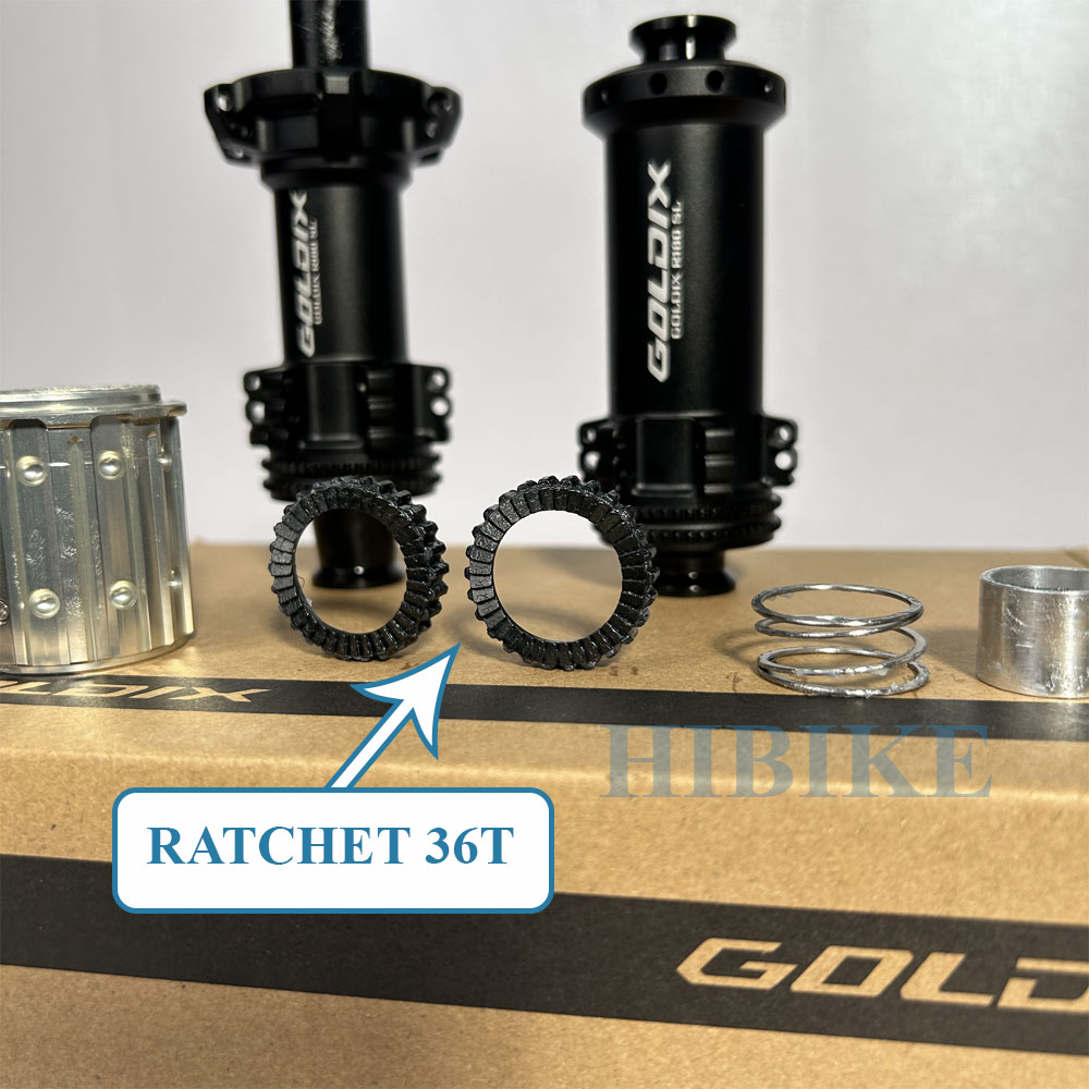 Bộ Hub GOLDIX R180 SL Ratchet 36T – 24 Lỗ Phanh Đĩa