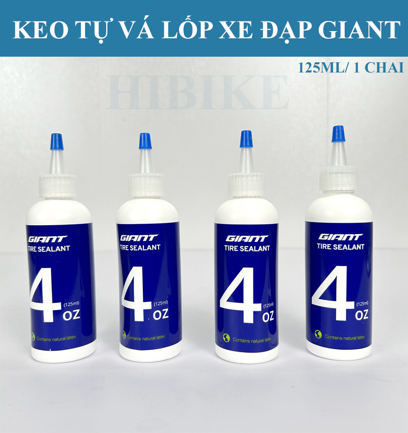 Keo Tự Vá Lốp Xe Đạp Không Ruột GIANT 4 OZ 125Ml ( Tubeless)