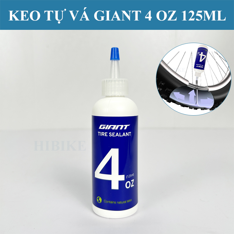 Keo Tự Vá Lốp Xe Đạp Không Ruột GIANT 4 OZ 125Ml ( Tubeless)