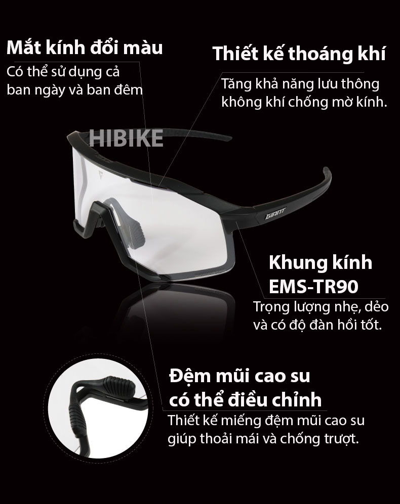 Kính đổi màu GIANT GALE