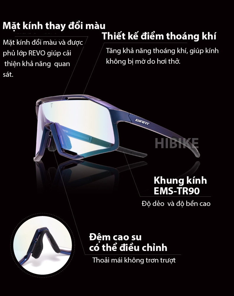 Kính đổi màu GIANT HURRICANE