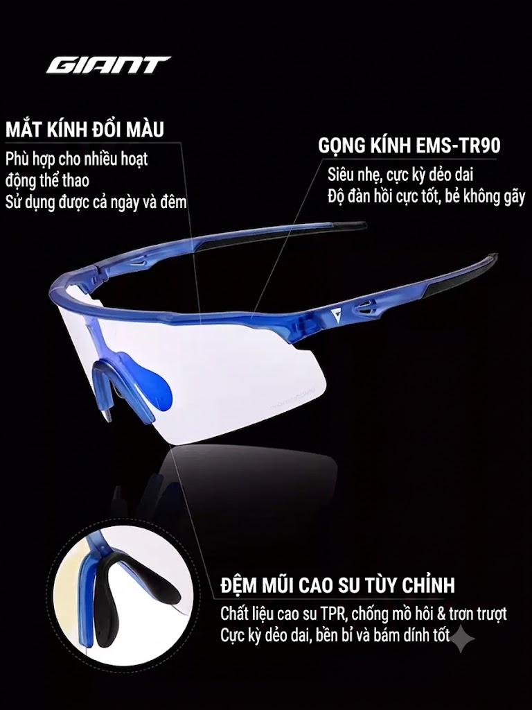 Kính Đổi Màu Giant Breeze G11