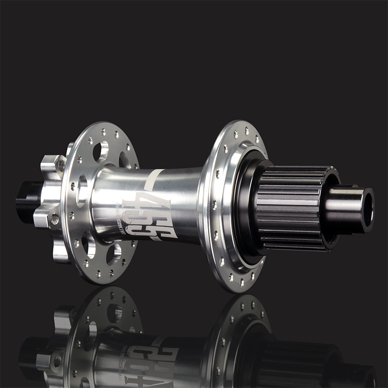 Bộ Hub KOOZER 455 32 Lỗ - Phanh Đĩa 6 Ốc - Tăm Móc - Màu Bạc