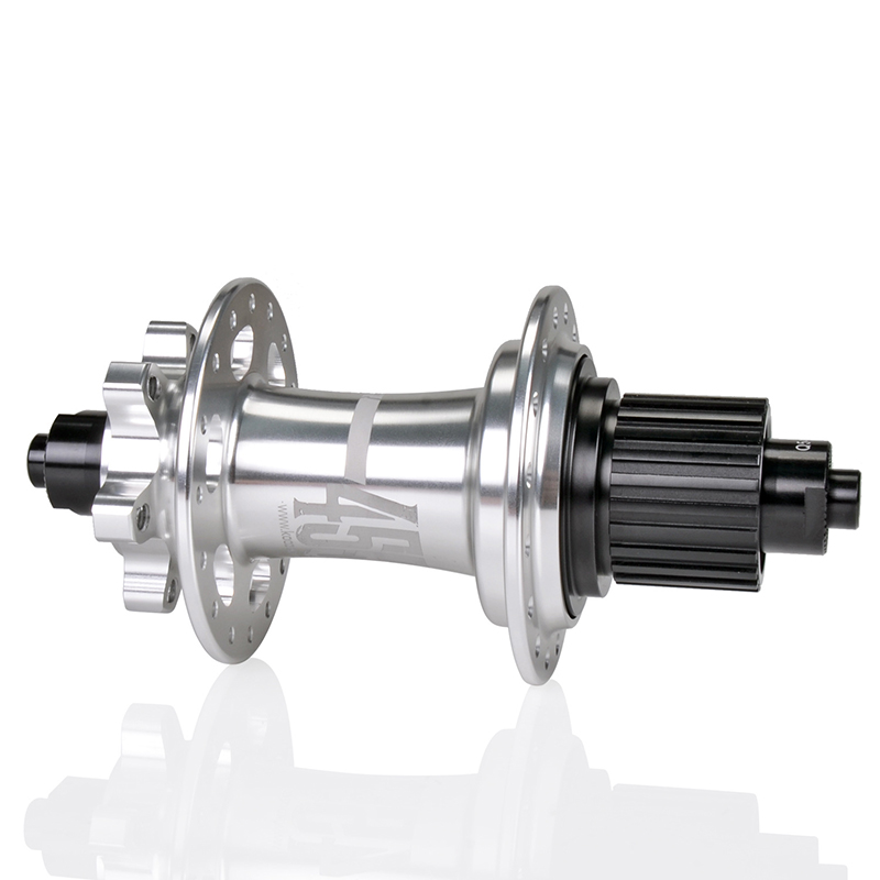 Bộ Hub KOOZER 455 32 Lỗ - Phanh Đĩa 6 Ốc - Tăm Móc - Màu Bạc
