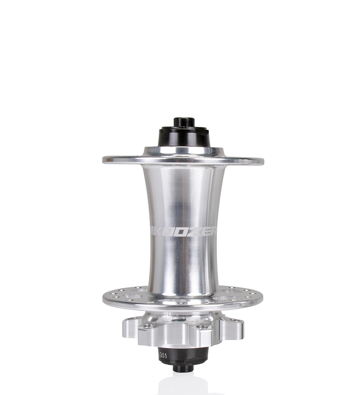 Bộ Hub KOOZER 455 32 Lỗ - Phanh Đĩa 6 Ốc - Tăm Móc - Màu Bạc