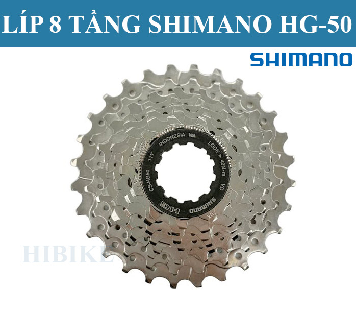 Líp Xe Đạp 8 Tầng SHIMANO CLARIS CS-HG50 11-28T