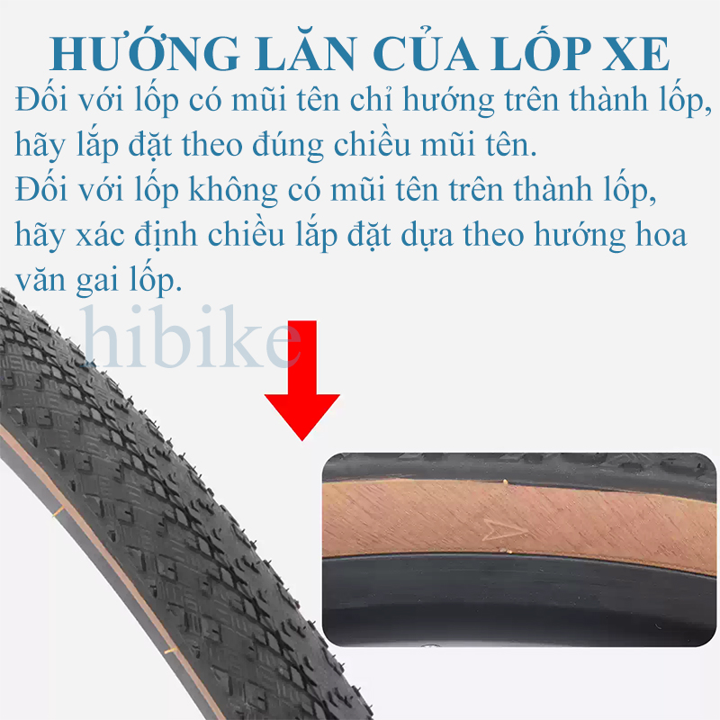 Lốp Xe Đạp Giant 700x38C Touring Hoặc Gravel Viền Màu Nâu