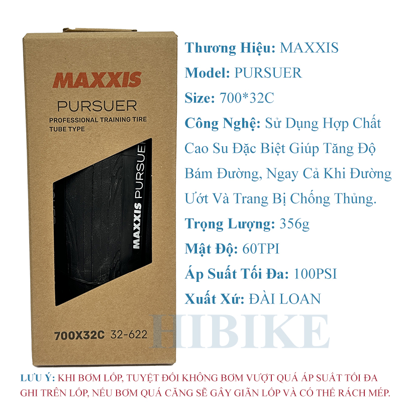 Lốp Xe Đạp Maxxis Pursuer 700x32C